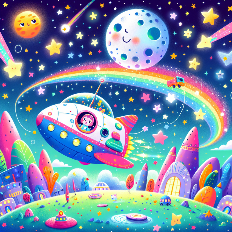 Stjärnskeppet och den försvunna galaxnyckeln Godnattsagan Stjärnskeppet och den försvunna galaxnyckeln