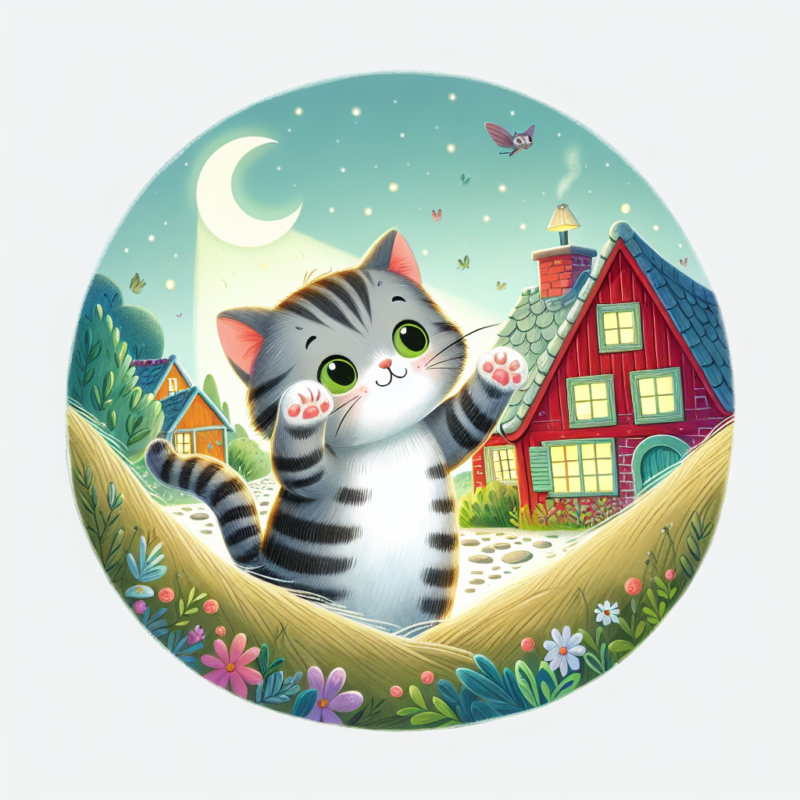Den lilla katten som ville hitta sin egen väg Godnathistorien Den lille kat