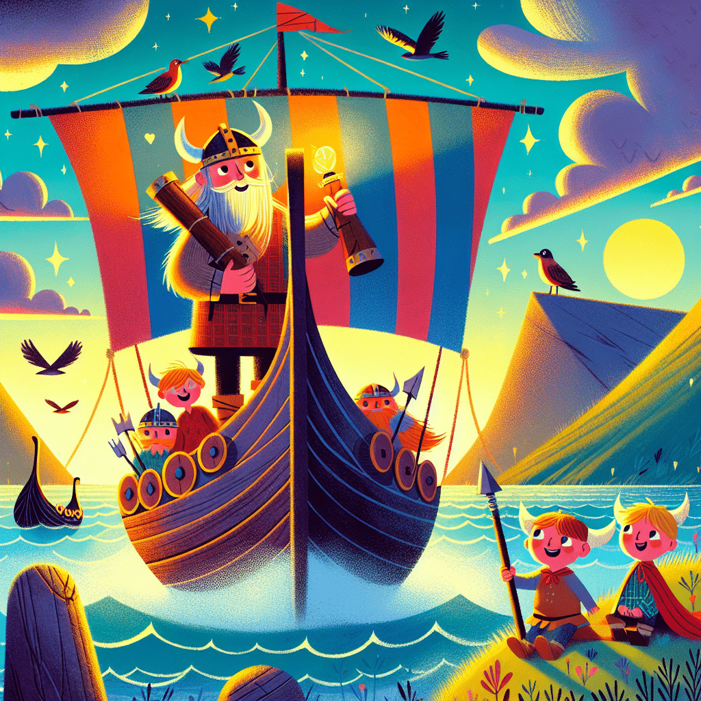 Godnattsagan Den lille vikingen och den stora stormen