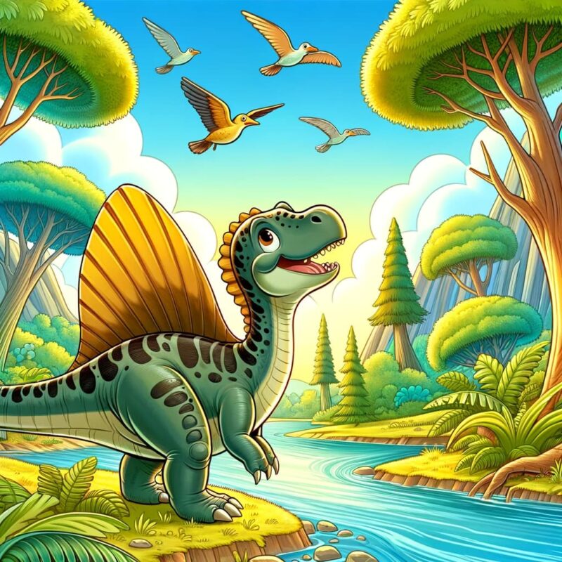 Spinosaurien Simon som drömde om att flyga