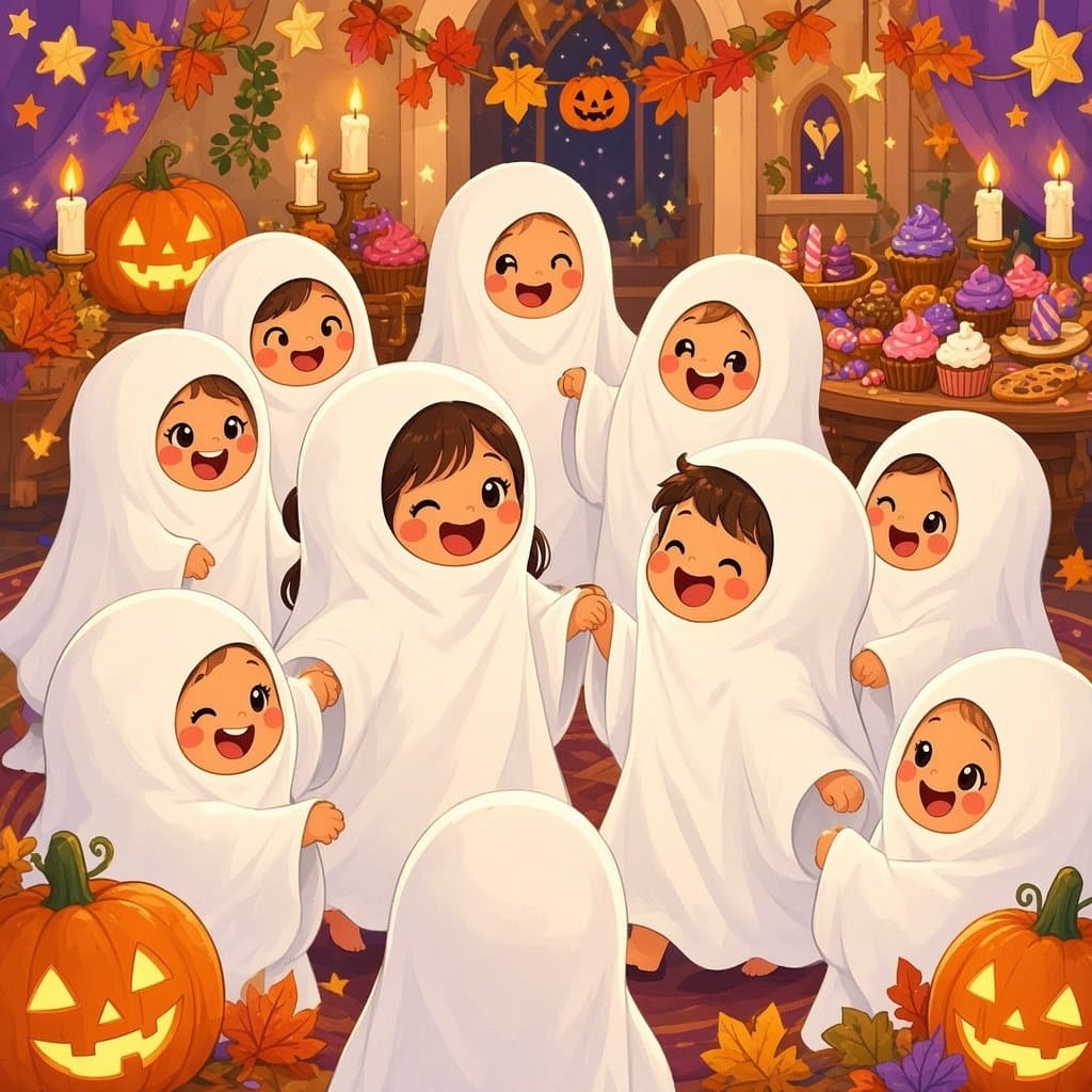 Spökfesten på det gamla slottet