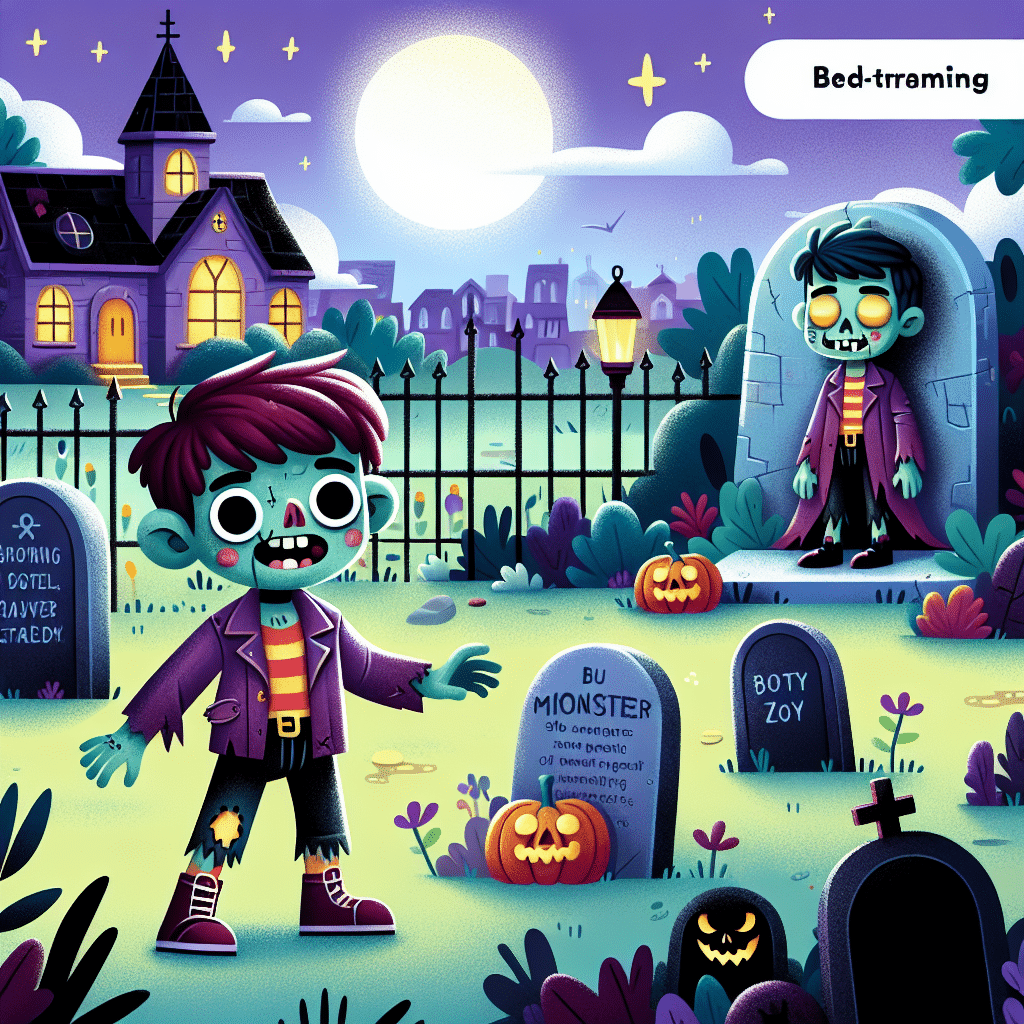 Godnattsagan Zombiekillen Zack och den mystiska kyrkogården